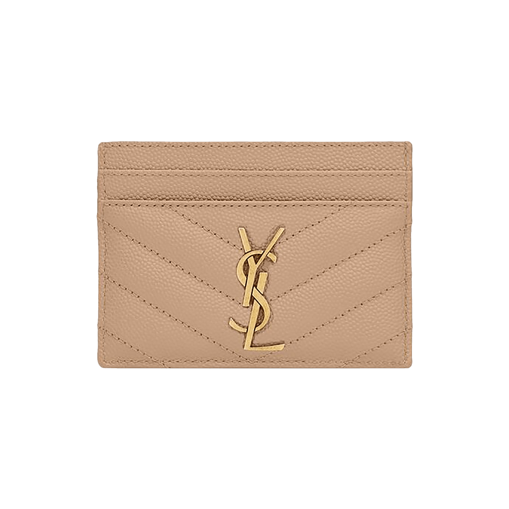YSL CARD HOLDER UNBOXING: TWO COLORS (FOG & NUDE BEIGE) 