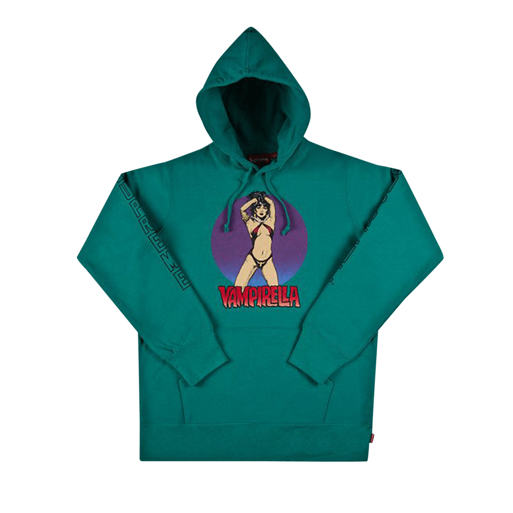 Buy Supreme Vampirella Hooded Sweatshirt 'Aqua' - SS17SW29