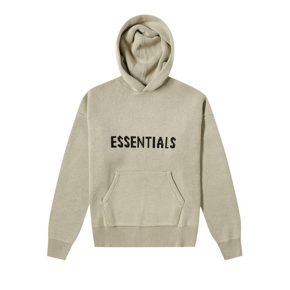 Fear of God Essentials Knit Hoodie 'Olive'
