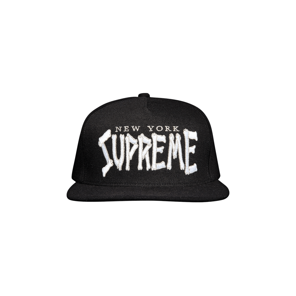 Buy Supreme Bones Logo 5-Panel 'Black' - SS21H64 BLACK | GOAT