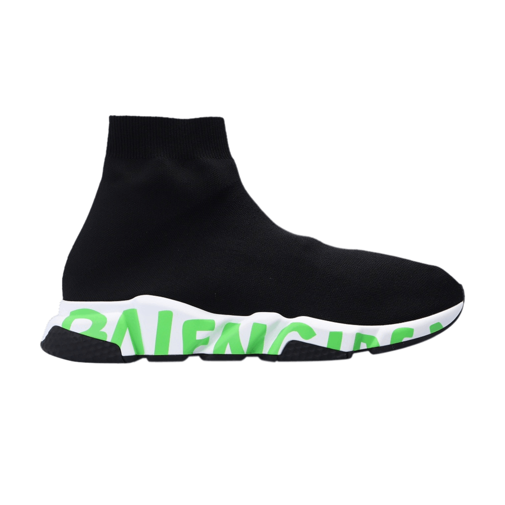 Balenciaga Speed Graffiti Black Green