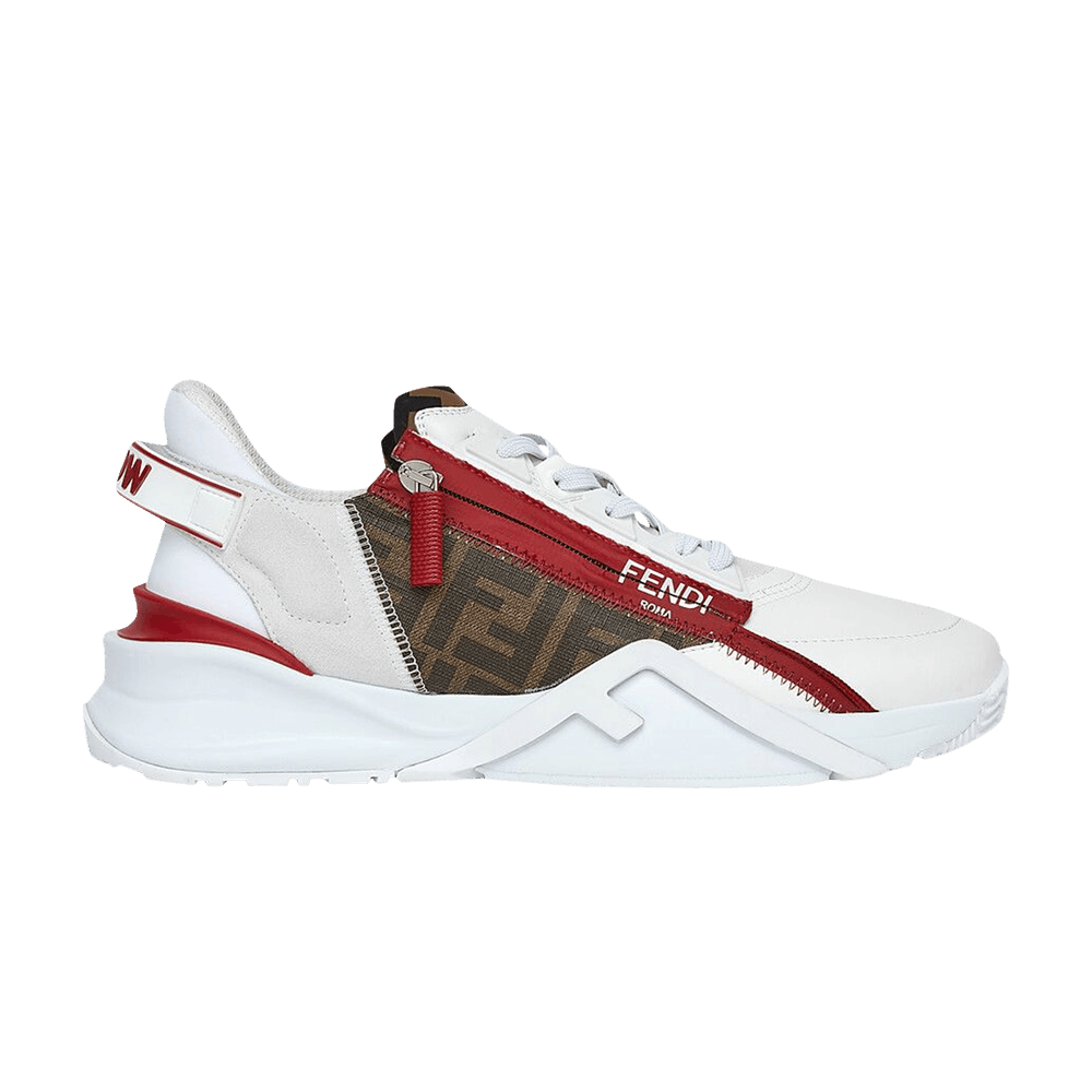 Buy Fendi Flow Slip-On 'White Red' - 7E1392 AF5Q F1DVV | GOAT