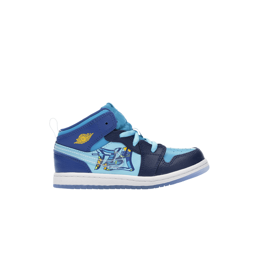 Jordan 1 mid fly blue cheap