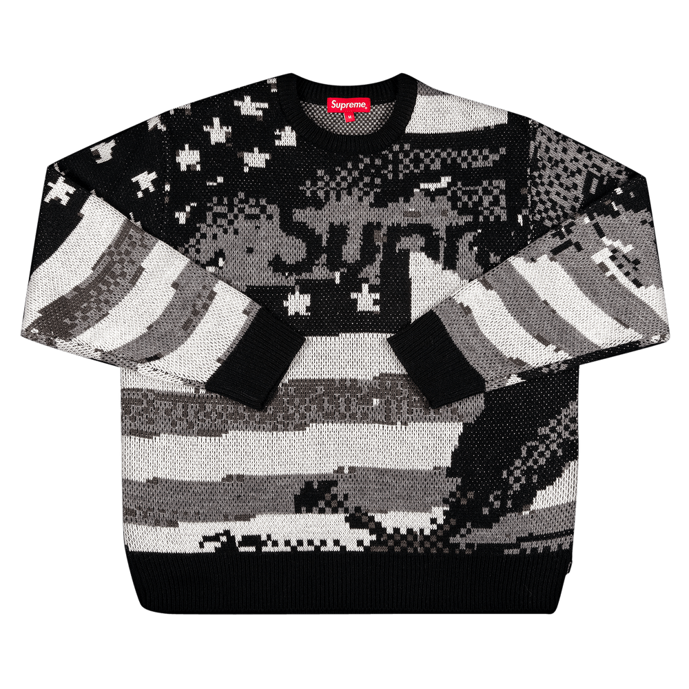 digital flag sweater