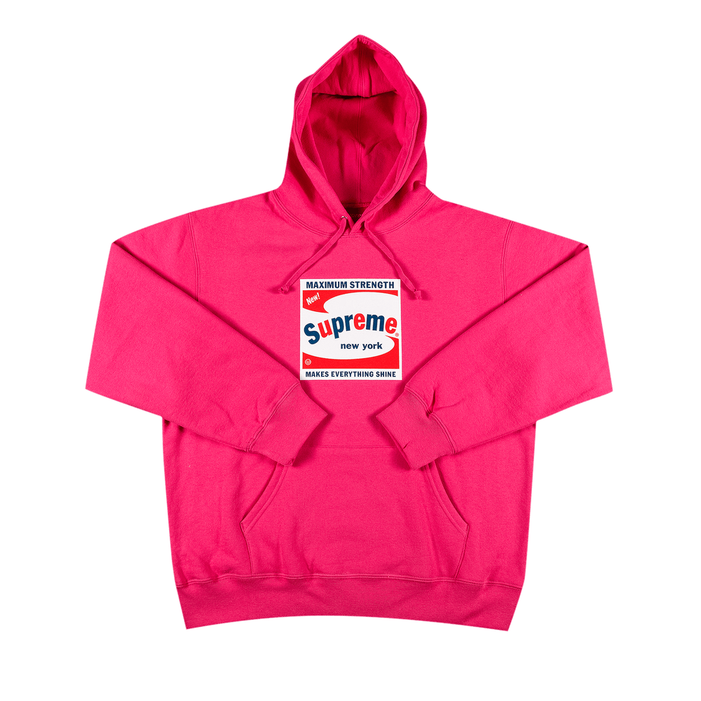 Buy Supreme Shine Hooded Sweatshirt 'Magenta' - SS21SW86