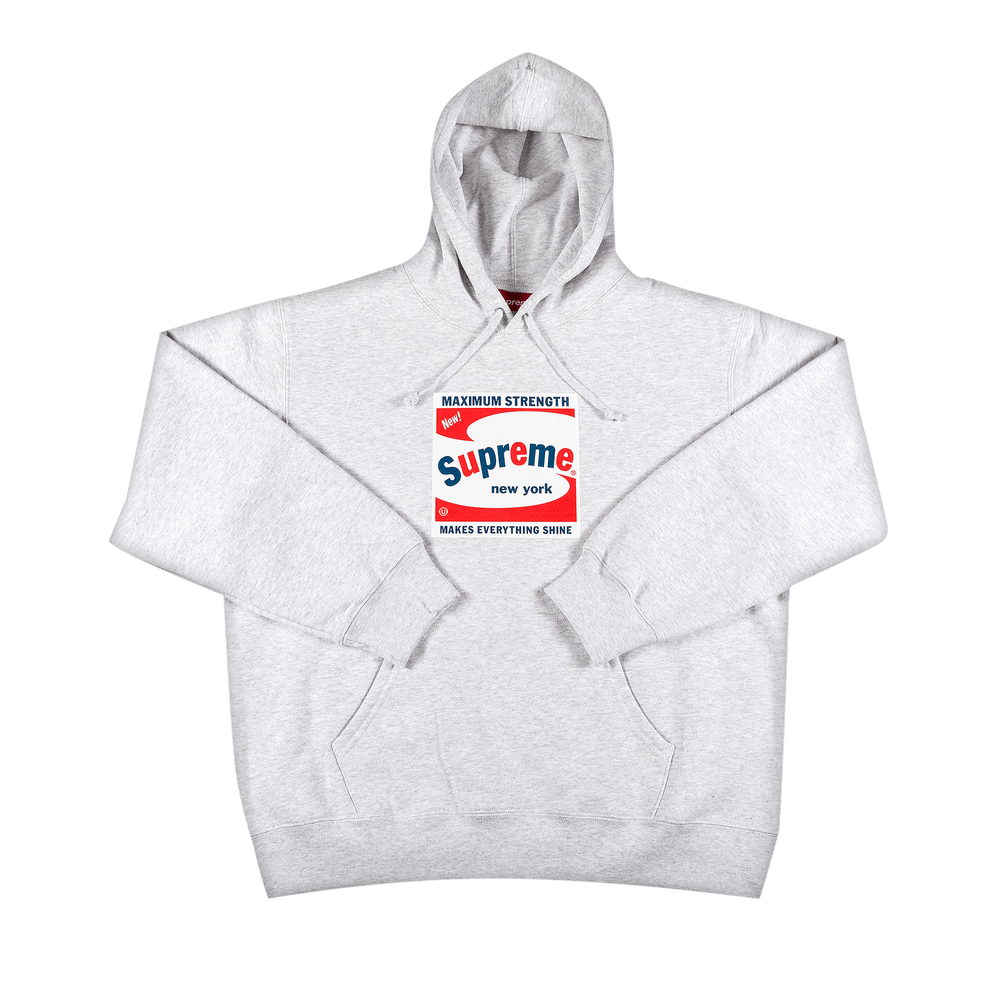 Buy Supreme Shine Hooded Sweatshirt 'Ash Grey' - SS21SW86 ASH GREY