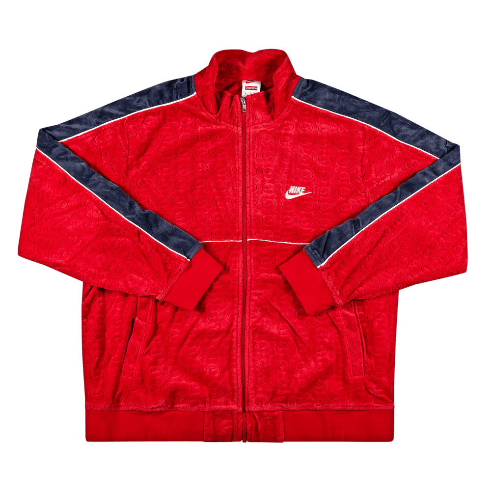 Buy Supreme x Nike Velour Track Jacket \'Red\' - SS21J9 RED | GOAT
