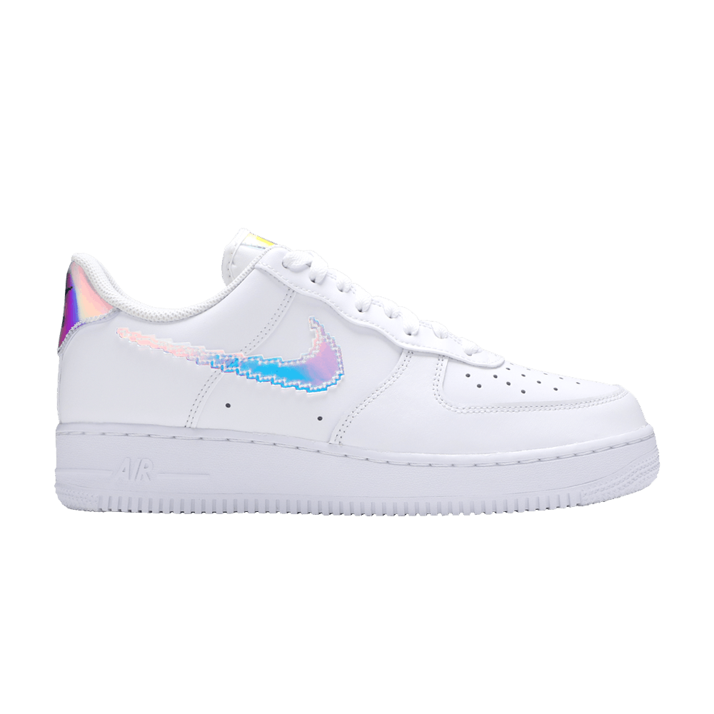  Nike Men's Air Force 1 Low '07 Lv8 Iridescent Pixel Swoosh,  White Multi Color Black, 11