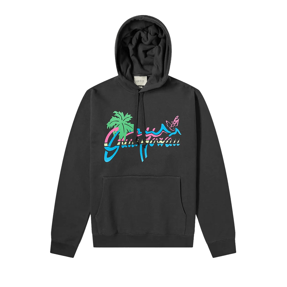 Buy Gucci Hawaii Print Sweatshirt 'Black' - 626989 XJCSP 1142