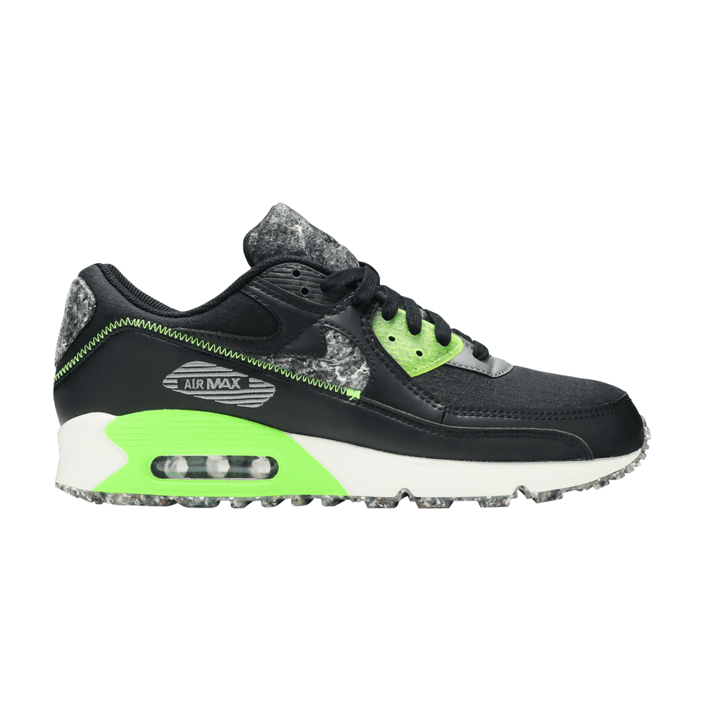 Air Max 90 M2Z2 'Recycled Wool Pack - Black Electric Green' | GOAT
