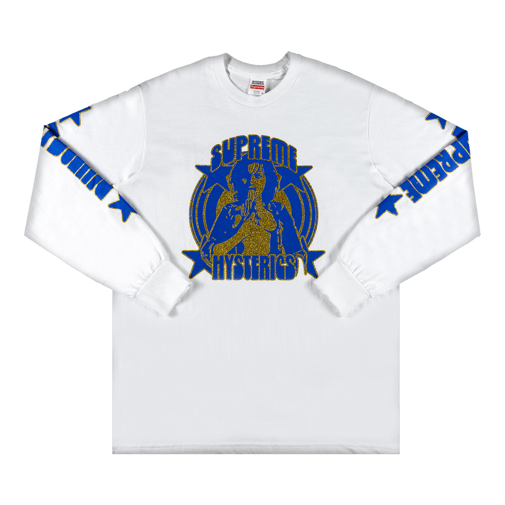 Supreme x Hysteric Glamour Long-Sleeve Tee 'White'