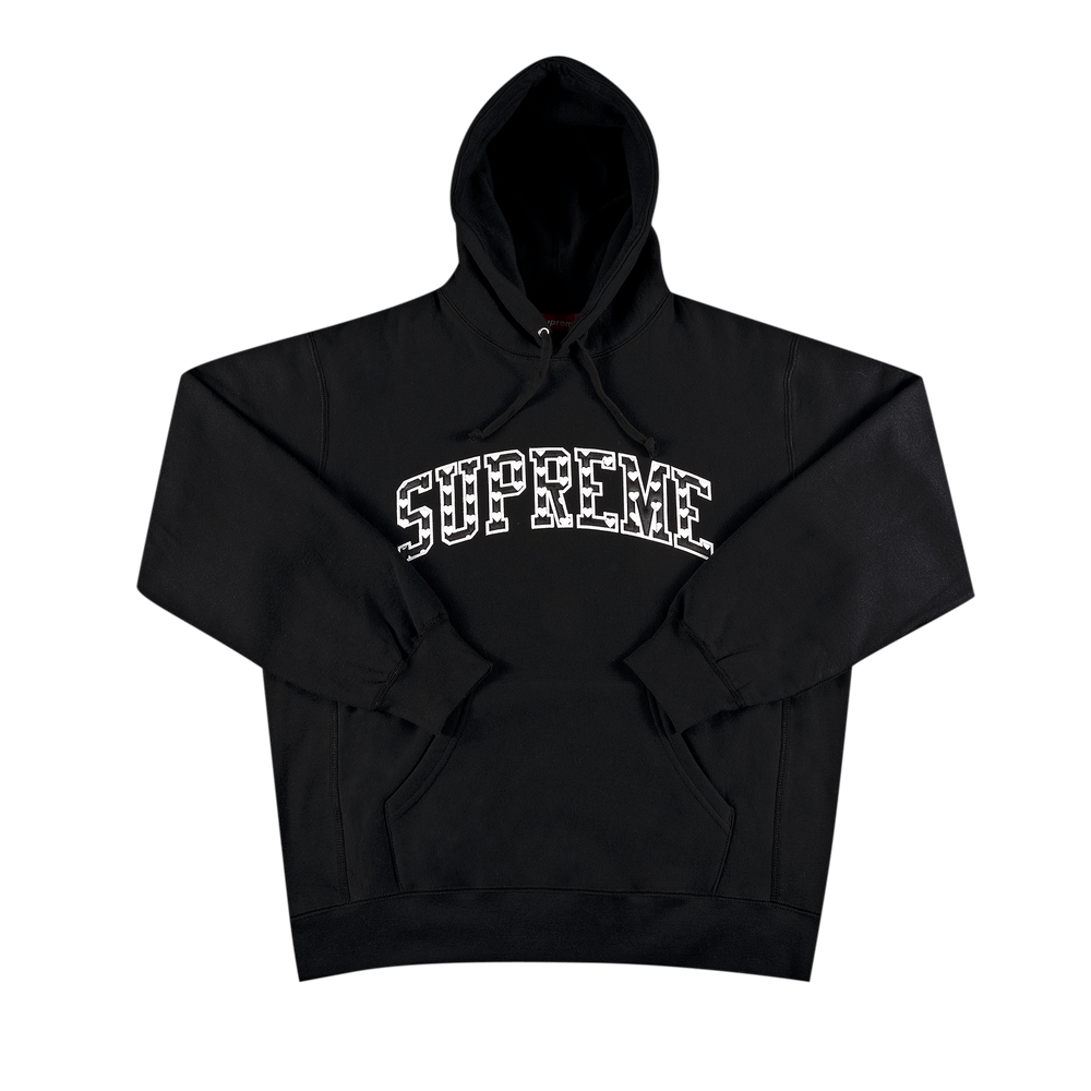 Supreme water arc outlet hooded sweatshirt black