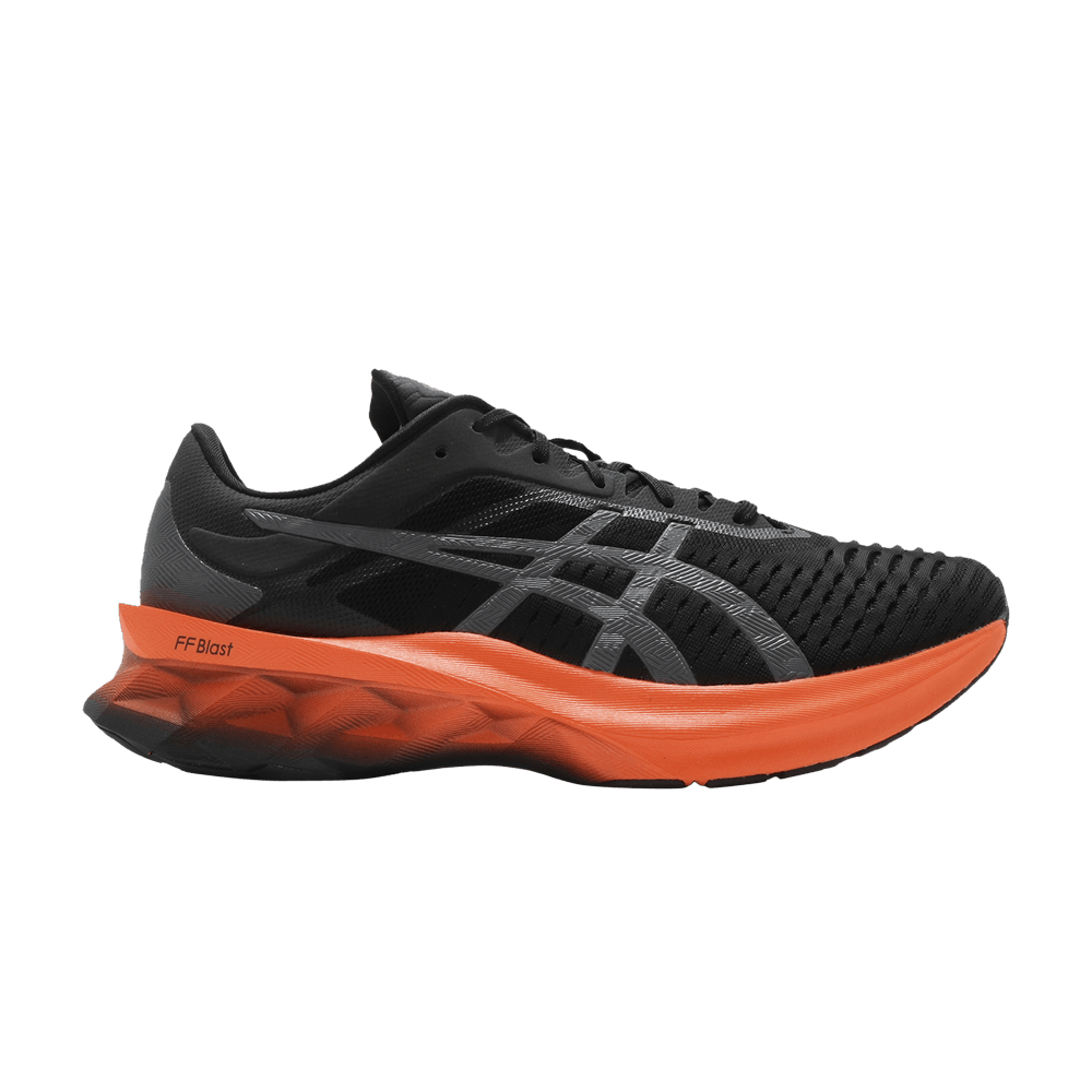 Asics Novablast Black Marigold Orange