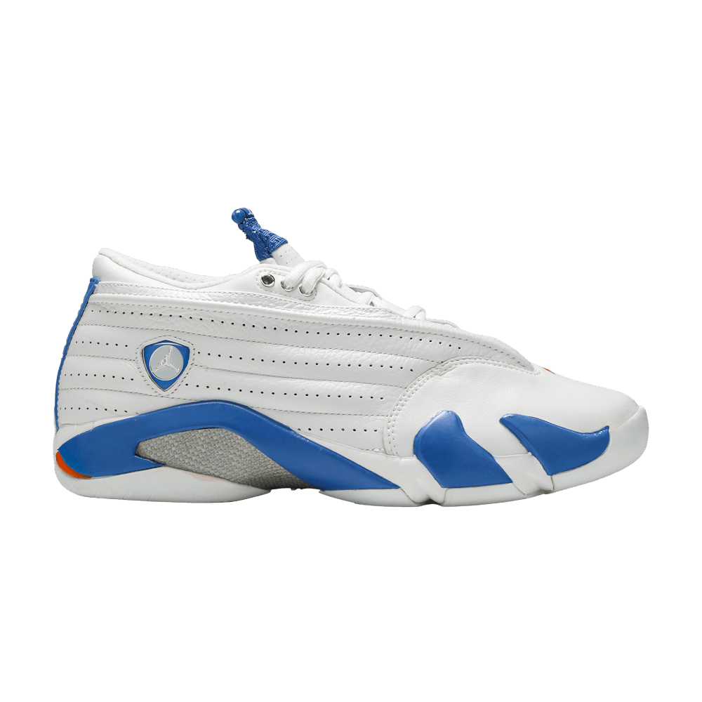 Jordan 14 blue and shop white