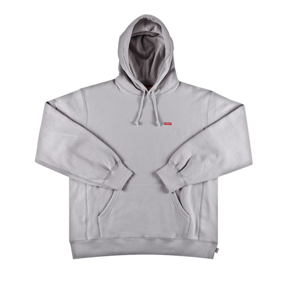 Buy Supreme Small Box Hooded Sweatshirt 'Grey' - SS21SW49 