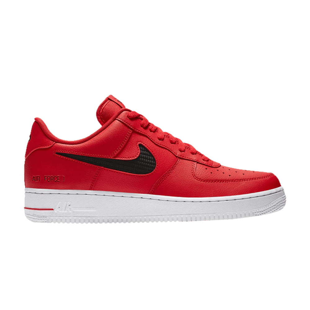 First Look: Nike Air Force 1 Mid '07 LV8 Utility – Red  Nike air force 1  outfit, Air force one shoes, Sneakers men fashion