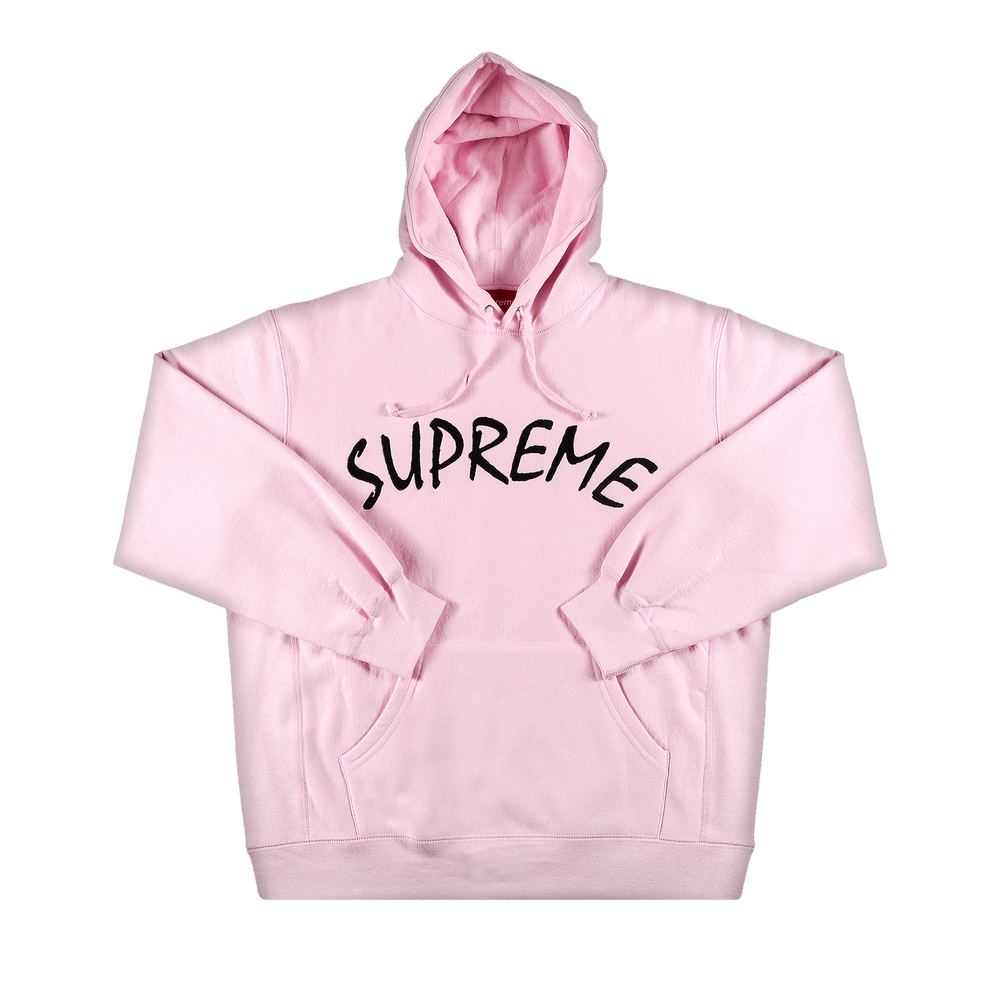 Supreme FTP Arc Hooded Sweatshirt 'Light Pink'