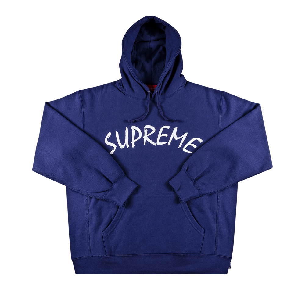 Supreme FTP Arc Hooded Sweatshirt 'Washed Navy' | GOAT