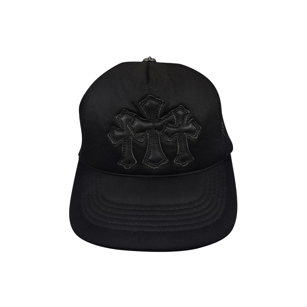 Buy Chrome Hearts Triple Cross Cemetery Trucker Hat 'Black' - 1383