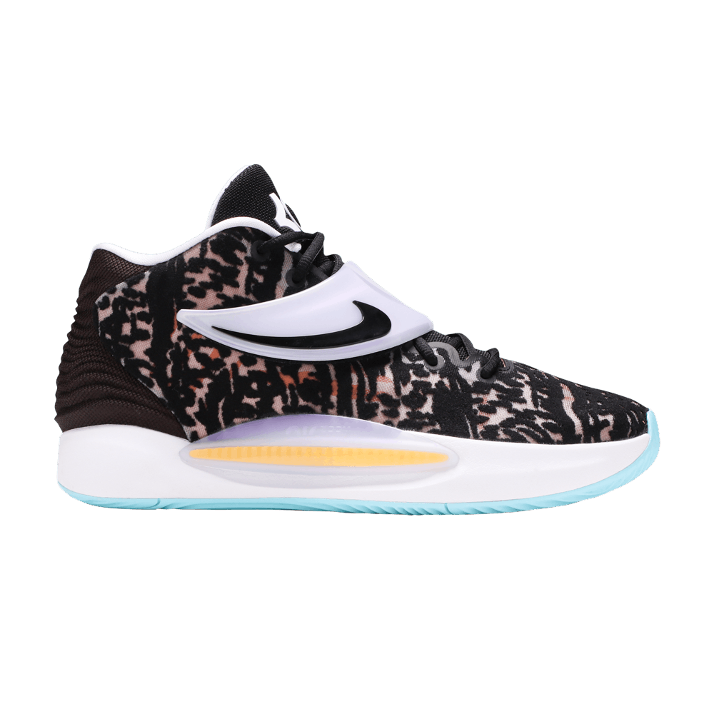 Kd leopard cheap print shoes