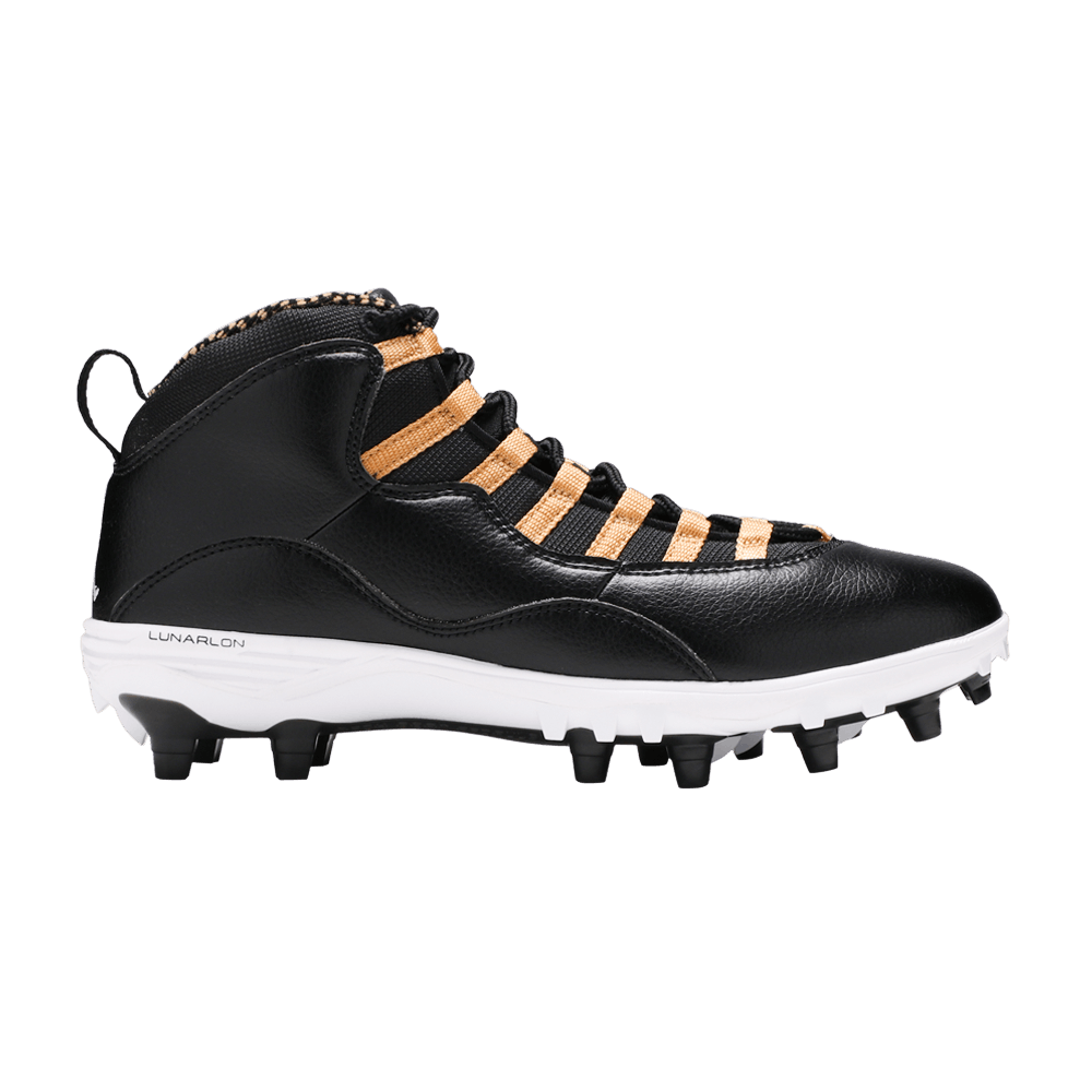 Jordan 10 store black and gold
