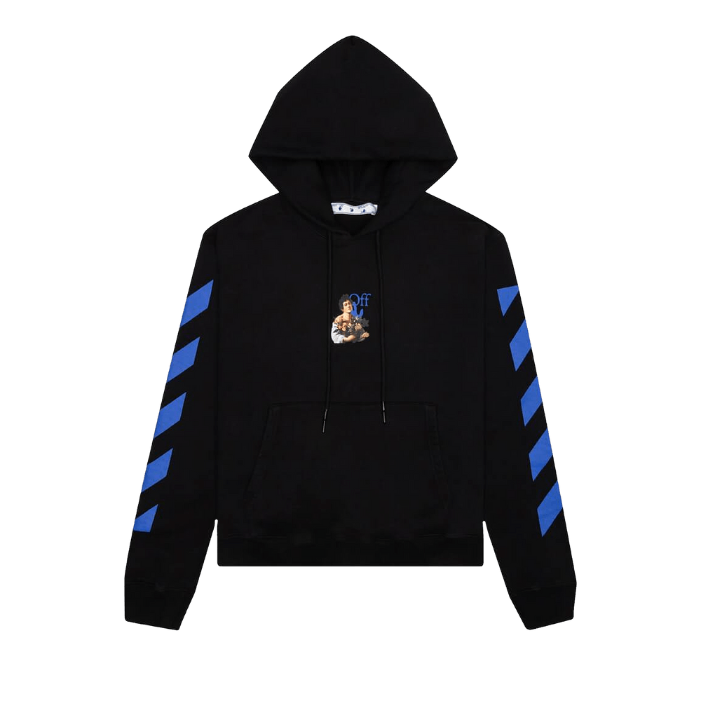 Sky blue off white hoodie store