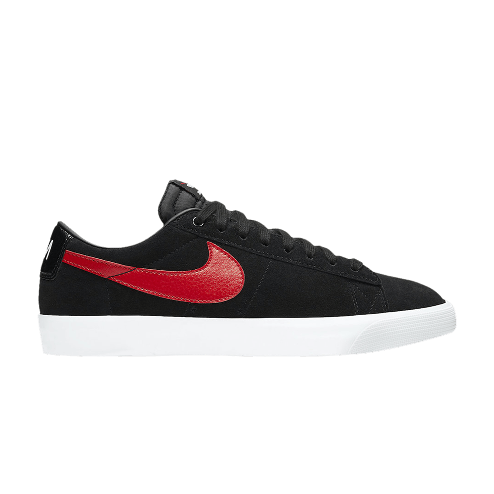 Blazer low black and red top