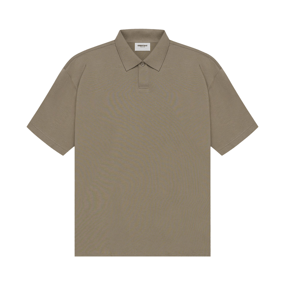 Fear of God Essentials Short-Sleeve Polo 'Taupe'