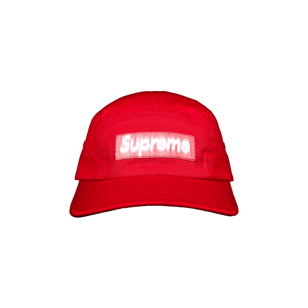 Supreme Reversed Label Camp Cap 'Red'