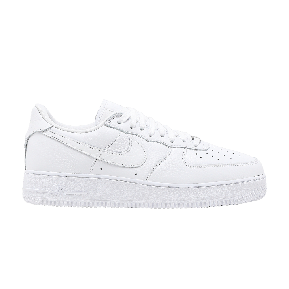 Nike Air Force 1 Craft Low Triple white CU4865-100 Mens Sneakers Size 11.5