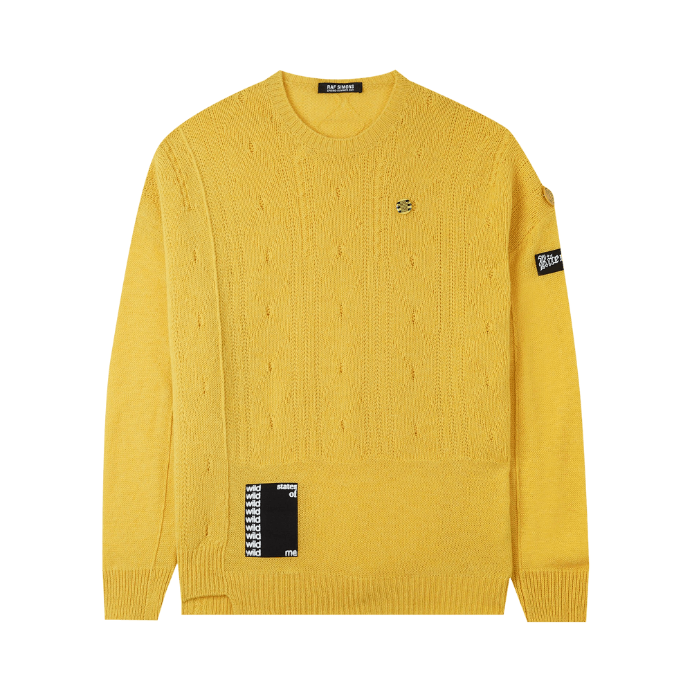 Raf Simons Oversized Sweatshirt - Yellow