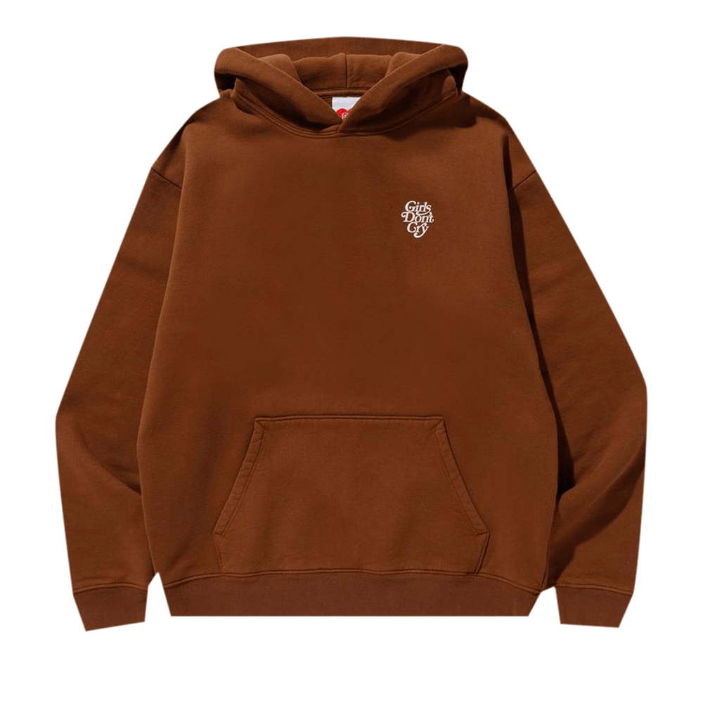 Buy Girls Don't Cry Logo Hoodie 'Brown' - 2109 1FW190106LH BROW