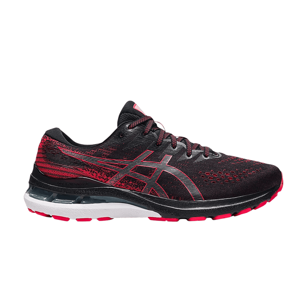 Buy Asics Gel Kayano 28 'Black Electric Red' - 1011B189 002 | GOAT