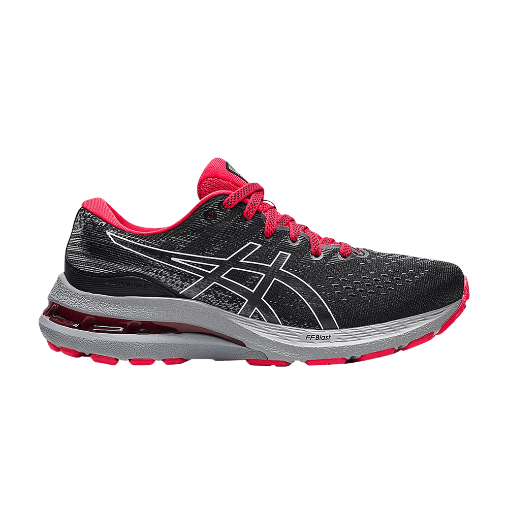 Asics Gel Kayano 28 GS Black Electric Red