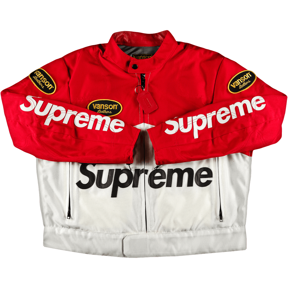 Supreme x Vanson Leathers Cordura Jacket 'Red' | GOAT