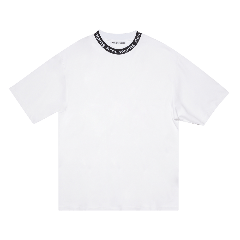 Acne Studios Logo Jacquard T-Shirt 'Optic White' | GOAT