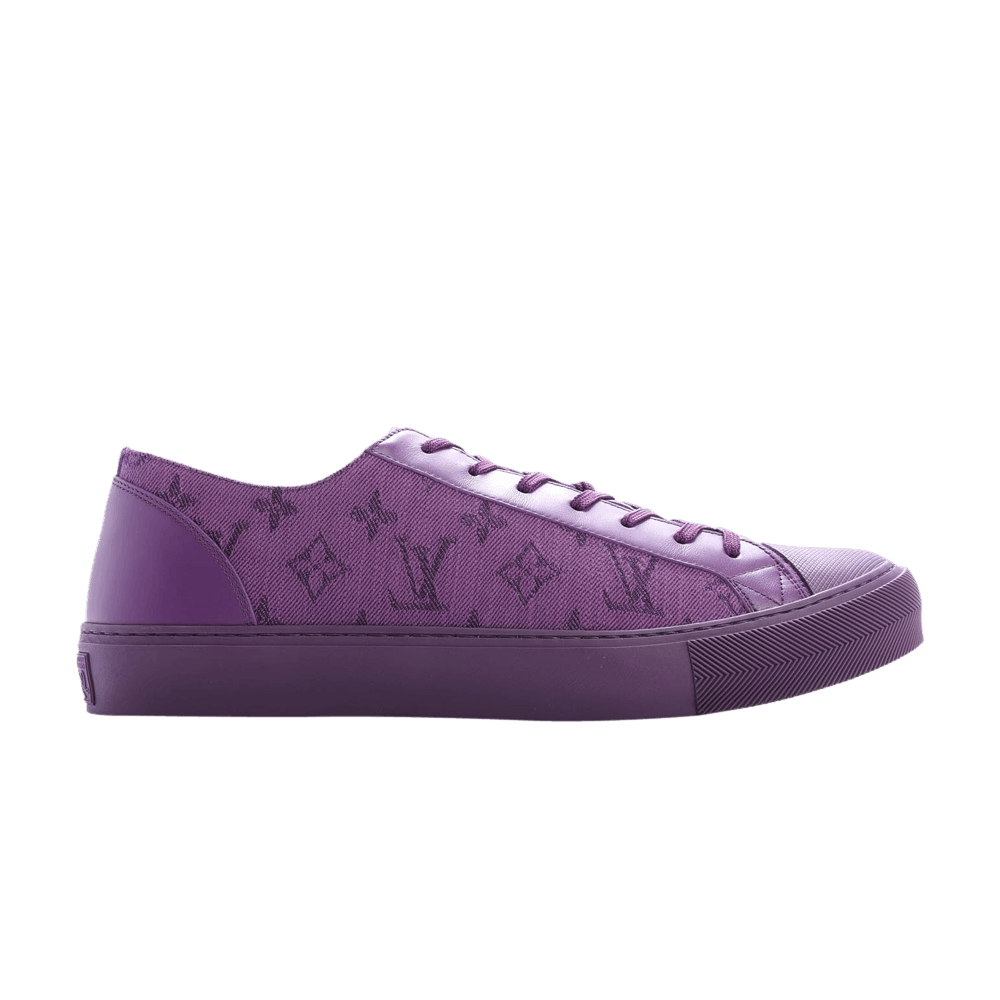 Tattoo cloth low trainers Louis Vuitton Purple size 39.5 EU in