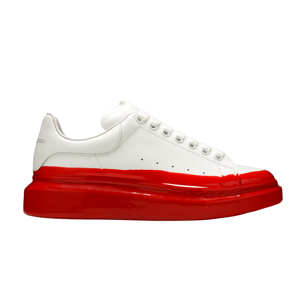 Alexander McQueen Oversized Sneaker 'Paint Dipped - White Lust Red