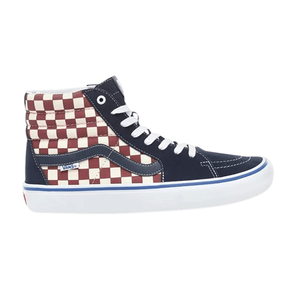 Vans Sk8-Hi Pro Checkerboard - Dress Blues