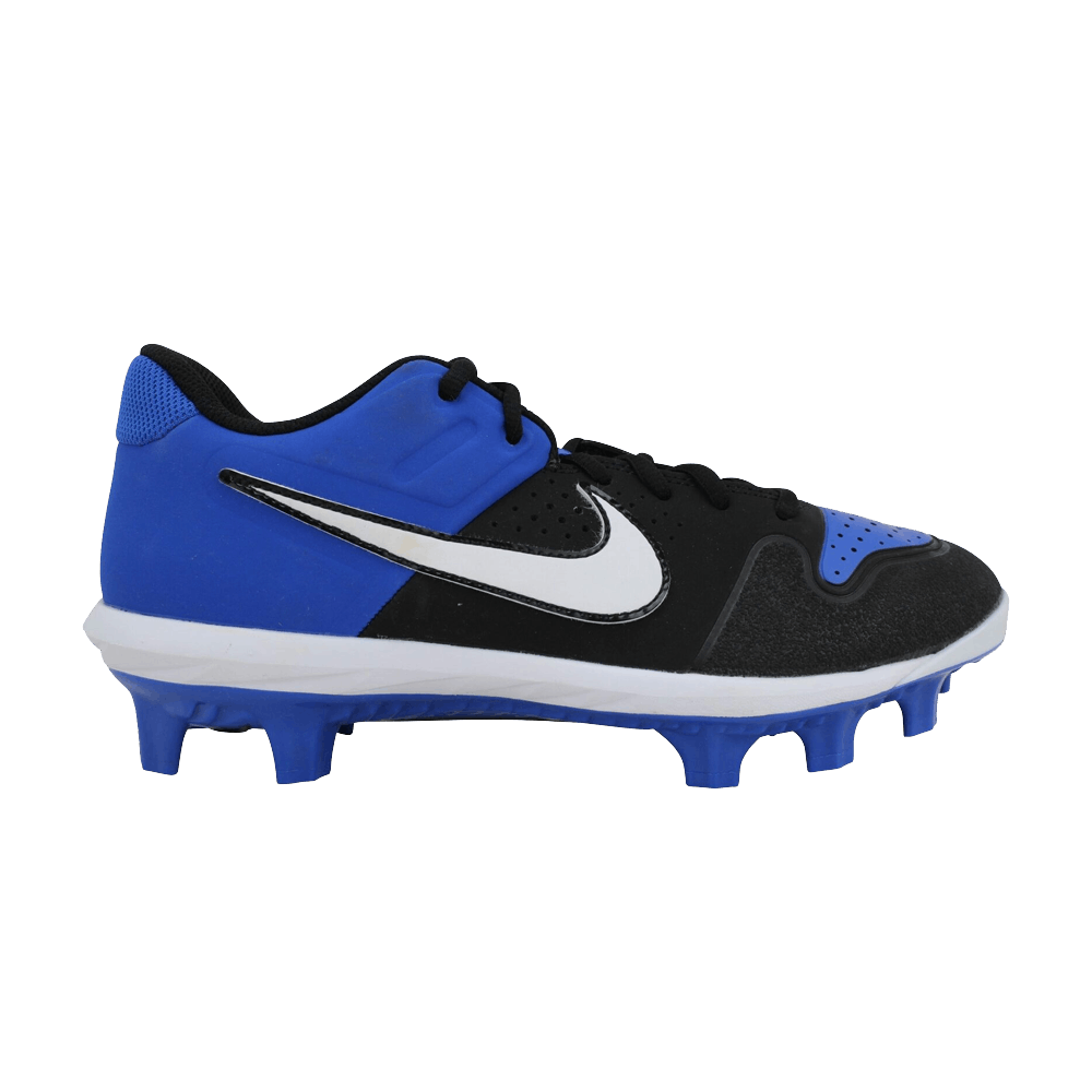Buy Alpha Huarache Varsity Low MCS Black Game Royal AO7959 006 GOAT
