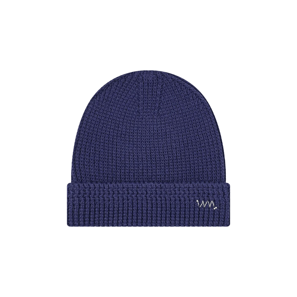 Buy Visvim Knit Beanie 'Navy' - 0121103003017 NAVY | GOAT
