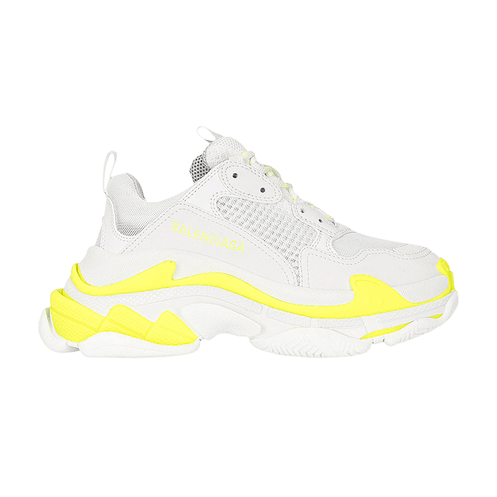 Balenciaga Triple S Sneaker White Fluo Yellow