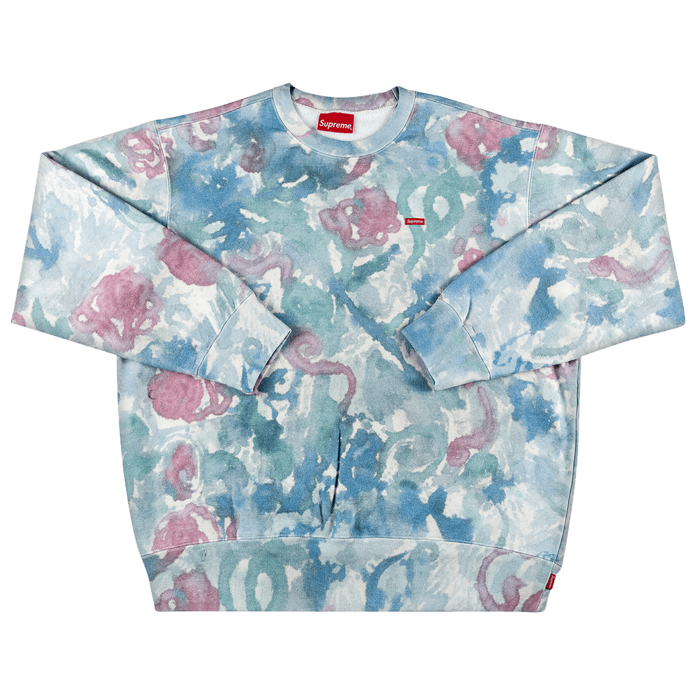 Buy Supreme Small Box Crewneck 'Watercolor Floral' - SS21SW50