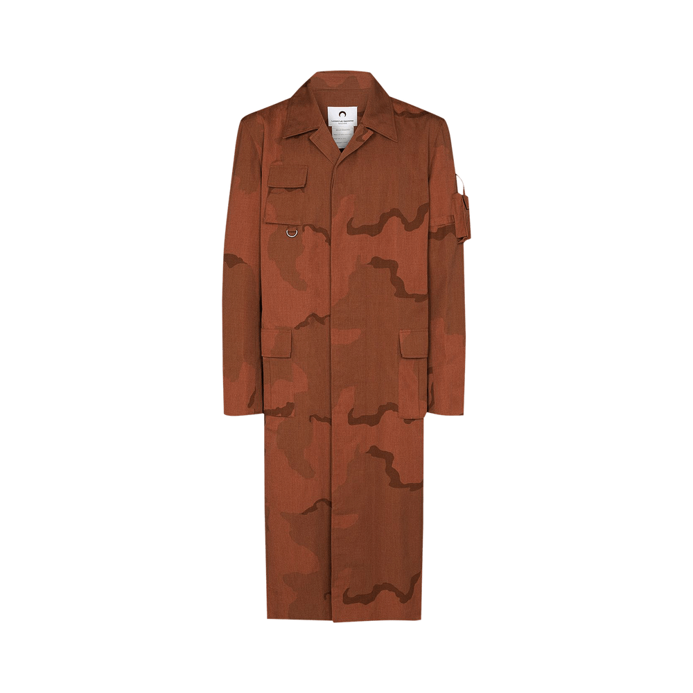 Buy Marine Serre Regenerated Military Coat 'Terra Cotta