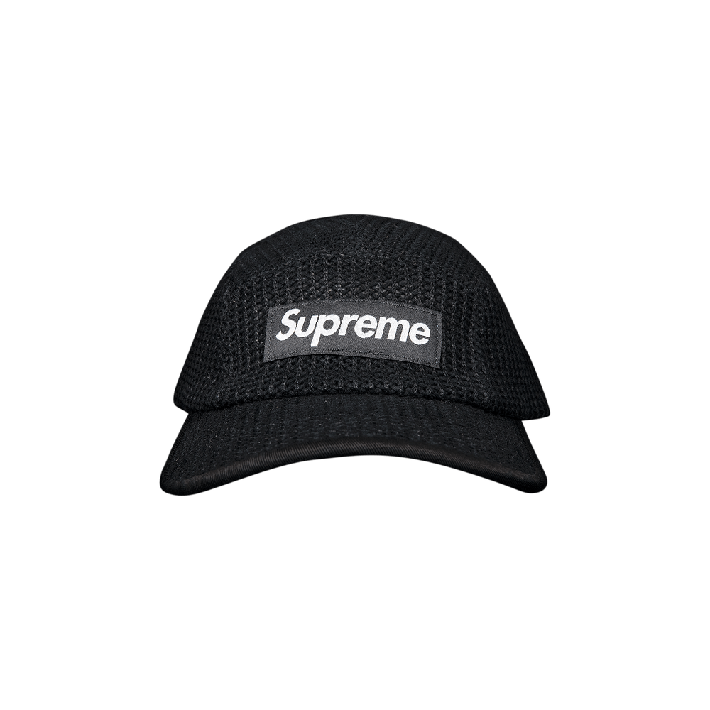 Supreme Leather Camp Cap (SS21) BlackSupreme Leather Camp Cap