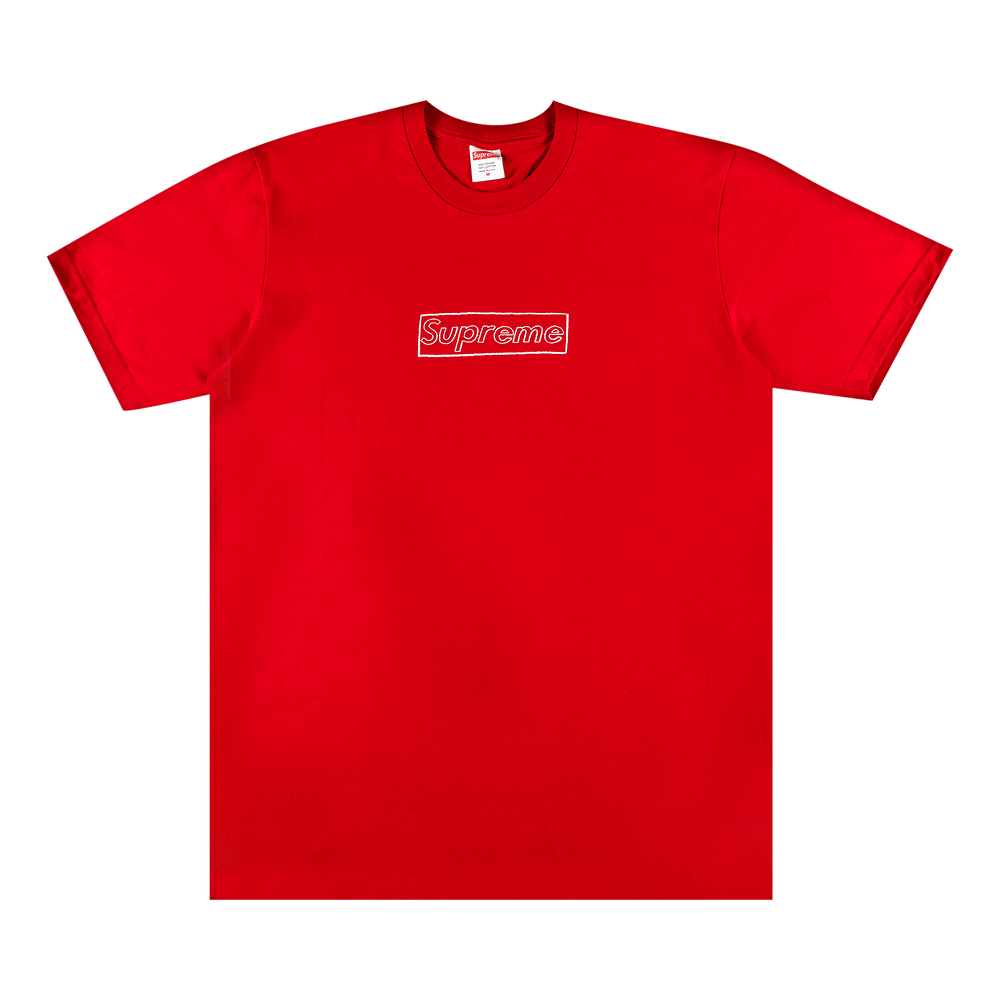 トップス Supreme KAWS Chalk Logo Tee Black Supreme Kaws Chalk Logo Tee Navy Medium SS21 100% Authentic