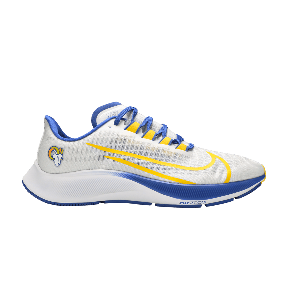 These Los Angeles Rams Nike shoes are 