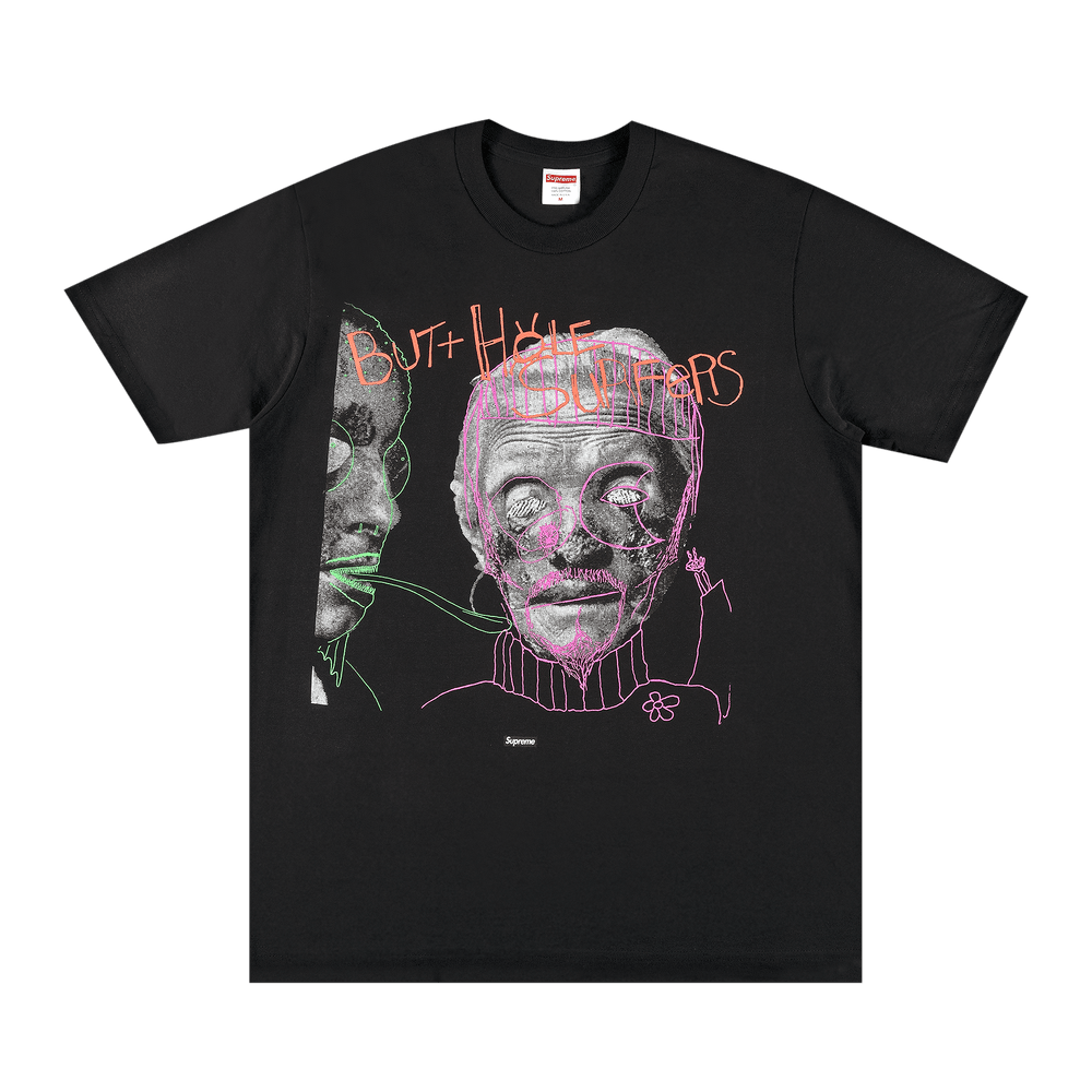 トップス Supreme Butthole Surfers Psychic tee Buy Supreme x Butthole Surfers Psychic Tee 'Black' - SS21T61 BLACK