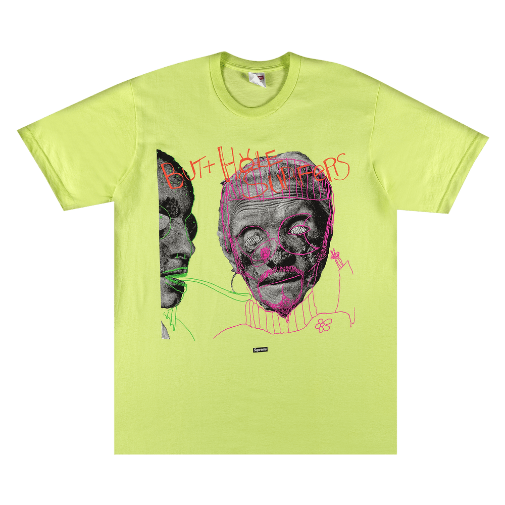 Neon green supreme shirt store
