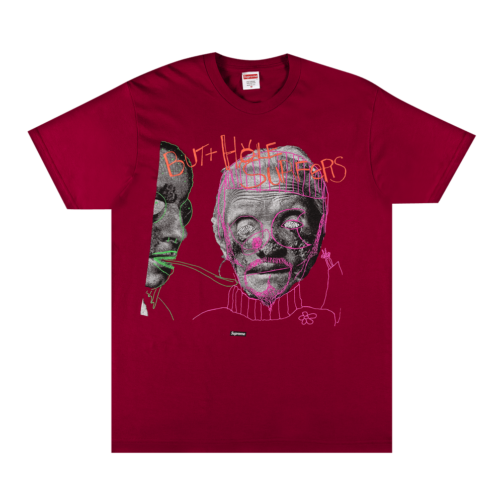 Buy Supreme x Butthole Surfers Psychic Tee 'Dark Magenta